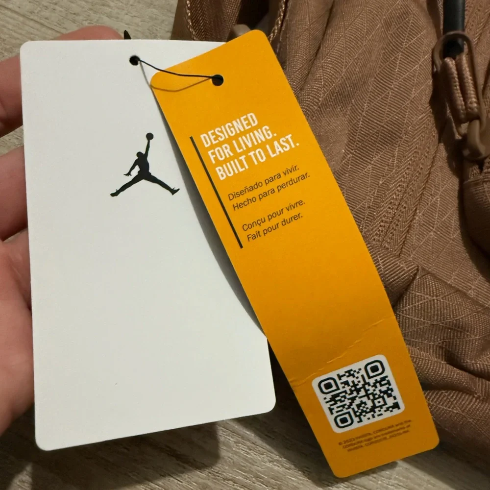 Jordan nike Sling crossbody messenger Bag Brown‎ Jumpman Logo jam collectors bag